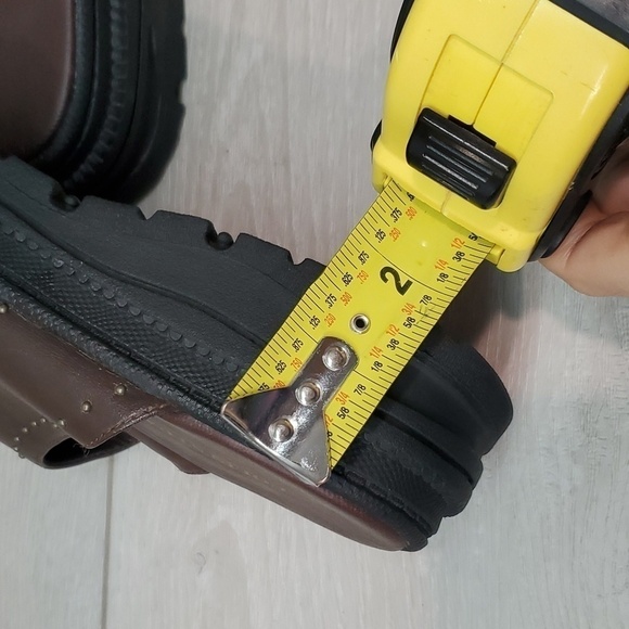 Colin Stuart Womens Y2K Comfort Tractor Chukka Leather Thong Wedge Sandals 8 - Picture 12 of 12